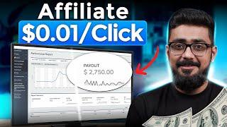 Earn 0.01$ per click doing Affiliate Marketing | Affiliate marketing for beginners