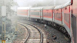 Foggy Khandala BHOR GHAT | Beautiful Train Journey | SC LTT Duronto Express