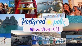 Milos Vlog: Plaka, Moon Beach, Kleftiko, Firopotamos, Mantrakia, Klima