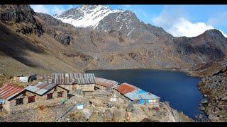 TREK TO GOSAIKUNDA DAY 2ND CHANDANBARI - GOSAIKUNDA (GOSAIKUNDA DRONESHOT)