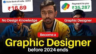 Become a Graphic Designer before 2024 ends | Full Roadmap | Utkarsh Jaiswal | Make Money with Canva