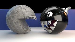 Chain Chomp Vs Monster Granite Pacman