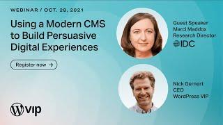 Using a Modern CMS to Build Persuasive Digital Experiences