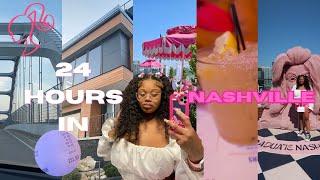 A girls day in Nashville tn , Barbie movie, white, Limozeen, layer cake, 5star Airbnb #vlog