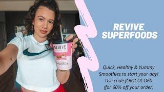 Revive Superfoods - Smoothie Delivery Service (Unpackaging & Review)