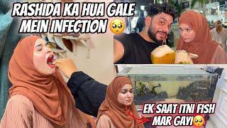 Rashida Ko Hua Gale Mein Infection| Itni Saari Fish Maar Gayi| Rahida Rone Lagi | Zeeshan & Abresh