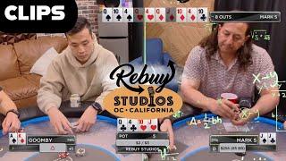 NUT STRAIGHT vs. TRIP JACKS - POKER CLIPS