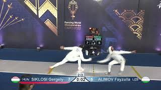 2022 242 T64 16 M E Individual Cairo EGY CHM 6 ALIMOV UZB vs SIKLOSI HUN