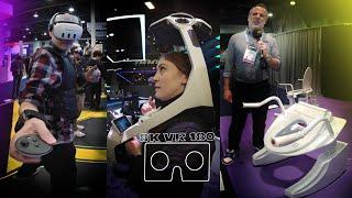 VR 180 Flying Car, Toilet, Haptic Suit and More 8K VR 180 3D Teche