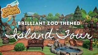 BRILLIANT ZOO THEMED ISLAND TOUR | Animal Crossing New Horizons