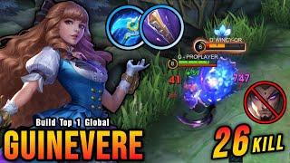 NEW META?! 26 Kills Guinevere Golden Staff Build is Deadly!! - Build Top 1 Global Guinevere ~ MLBB