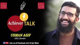 Usman Asif (CEO, Devsinc) in Achiever Talk by CEO Club Pakistan!