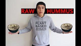 Recipe of the best RAW VEGAN HUMMUS!!