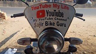 My old Bike  sajir bike guru ke sath