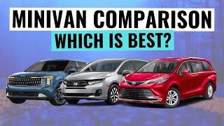 2025 Toyota Sienna VS Honda Odyssey VS Kia Carnival || Which Is The Best Minivan?