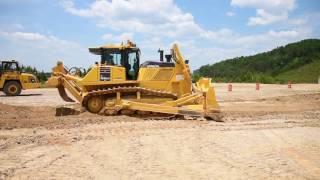 Komatsu's D155AXi-8 remote control dozer in action