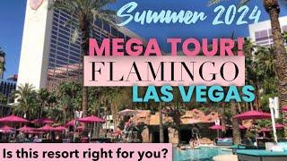 •NEW• Flamingo Las Vegas Suite!  Full Resort tour 2024. Cosmopolitan Suite, Go Pool cabanas