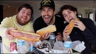 JIMMY JOHNS MUKBANG ft DAVID DOBRIK AND JONAH!!