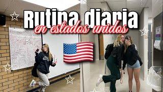 RUTINA DIARIA en una UNIVERSIDAD en USA! 