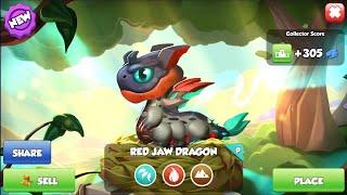 Hatched Red Jaw and Blue Diamond Dragon | Primal and Epic Dragon | Dragon Mania Legends