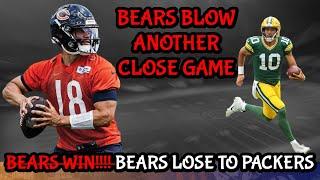 Chicago Bears LOSE to Packers ANOTHER game slips away