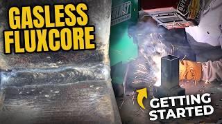 Gasless Flux Core FCAW Welding For Beginners