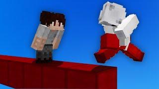 God Bridging with Bedless Noob!! (Minecraft Bedwars & Bridge)