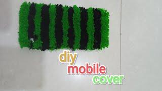 d i y mobile cover.... फर वाला मोबाइल कवर कैसे बनाएं#roshancraft#