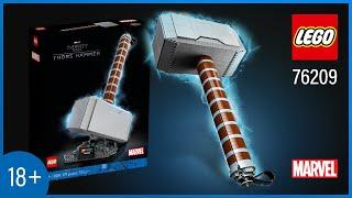 LEGO® Marvel | Thor’s Hammer (76209)[979 pcs] Speed Build | Top Brick Builder +18