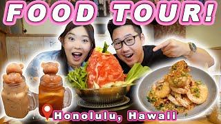 Where Locals Eat! || [Honolulu, Hawaii] Plate Lunch, Hot Pot, Fried Rice Food Tour!