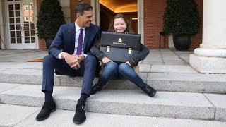 Pedro Sánchez recibe a la 'primera #presidenta del Gobierno de España' | Presidente del Gobierno