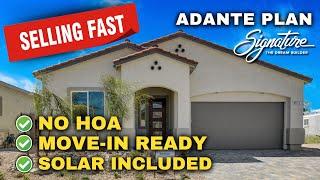 Brand New Single Story Homes For Sale, SW Las Vegas | Grand Fair Pointe | SOLAR Included The Adante