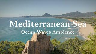 The MEDITERRANEAN - Relax Overlooking Sardinia's OCEAN WAVES | Ambience/ASMR