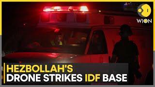 Israel-Hezbollah Conflict: Hezbollah's Mirsad-1 Drone Strikes IDF Base | World News | WION