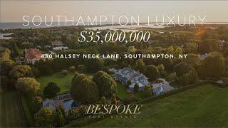 $35,000,000 Contemporary Luxury in Prime Southampton Locale