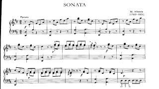 Mateo Albéniz: Sonata en Re mayor (¿1802?)