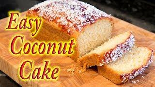 Coconut cake, simple easy and quick to make.