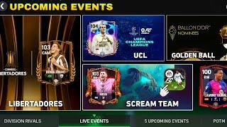 5 UPCOMING NEW EVENTS IN FC MOBILE 25!!