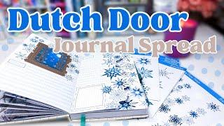 Weekly Creative Journal Setup & Plan With Me December 2024 [Dutch Door Spread + Etsy Release!]