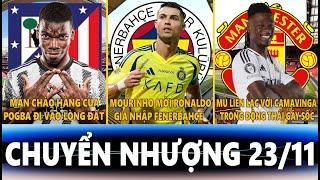 CHUYỂN NHƯỢNG 23/11 | ATLETICO TỪ CHỐI POGBA, MOURINHO MỜI CR7 ĐẾN FENERBAHCE, MU LIÊN LẠC CAMAVINGA