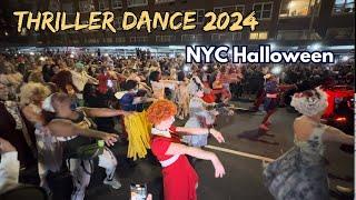 4K Thriller Dance 2024 | New York City Halloween Parade 2024