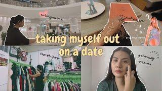   SOLO DATE | eras tour movie, thrift shop, get ready with me, eating alone 