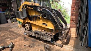 Fixing a heavily Worn Track Frame on a Skid Steer - Part 1