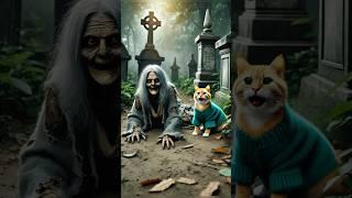 Zombie Apocalypse : Cats bring chaos to the world #cat #meow #zombieshorts #catlover