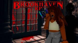 SEULE DANS MA MAISON POUR HALLOWEEN voilà ce qui arrive  SUR BROOKHAVEN  RP ! Roblox horror movie