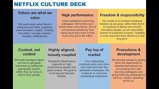 Netflix culture deck via Reed Hastings