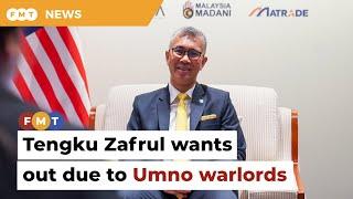 Tengku Zafrul wants out over strained ties with Umno warlords, says source