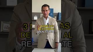 3 maneras de entrar en el negocio inmobiliario  #shorts #desarrolloinmobiliario  #bienesraices