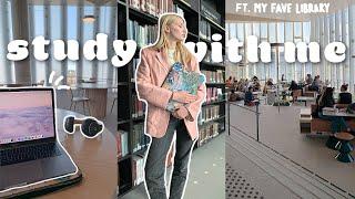 A Day at the Most Beautiful Library - Study With Me |‍ Business Student