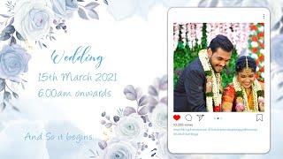 The BIG DAY - Save the Date - Harish & Kirthiga - 2K Media Lab - Tuticorin